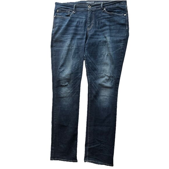 Denizen Jeans Mens 34x34 Blue Modern Slim Fit Stretch Dark Wash Denim Pants - Picture 1 of 5